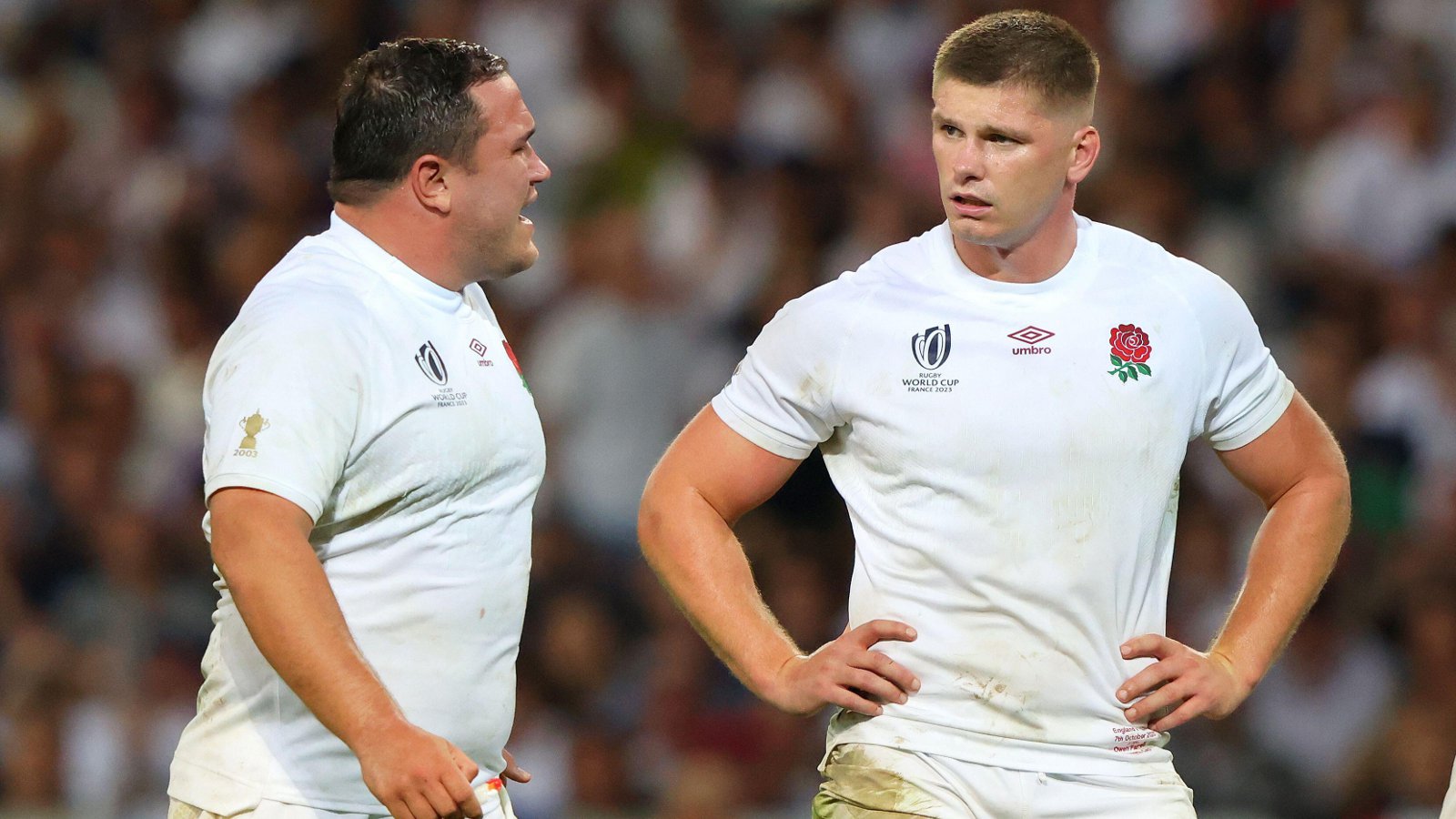 Owen Farrell’s links to Racing 92 came as ‘a shock’ to Jamie George