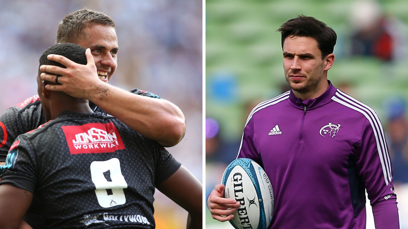 Rohan Janse van Rensburg and Joey Carbery.