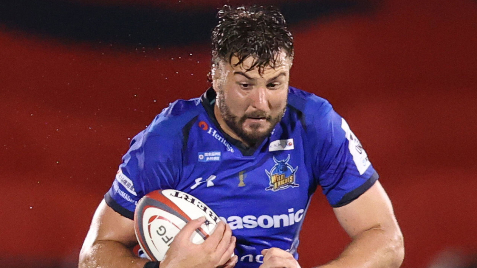 Lood de Jager in action for Saitama Wild Knights.
