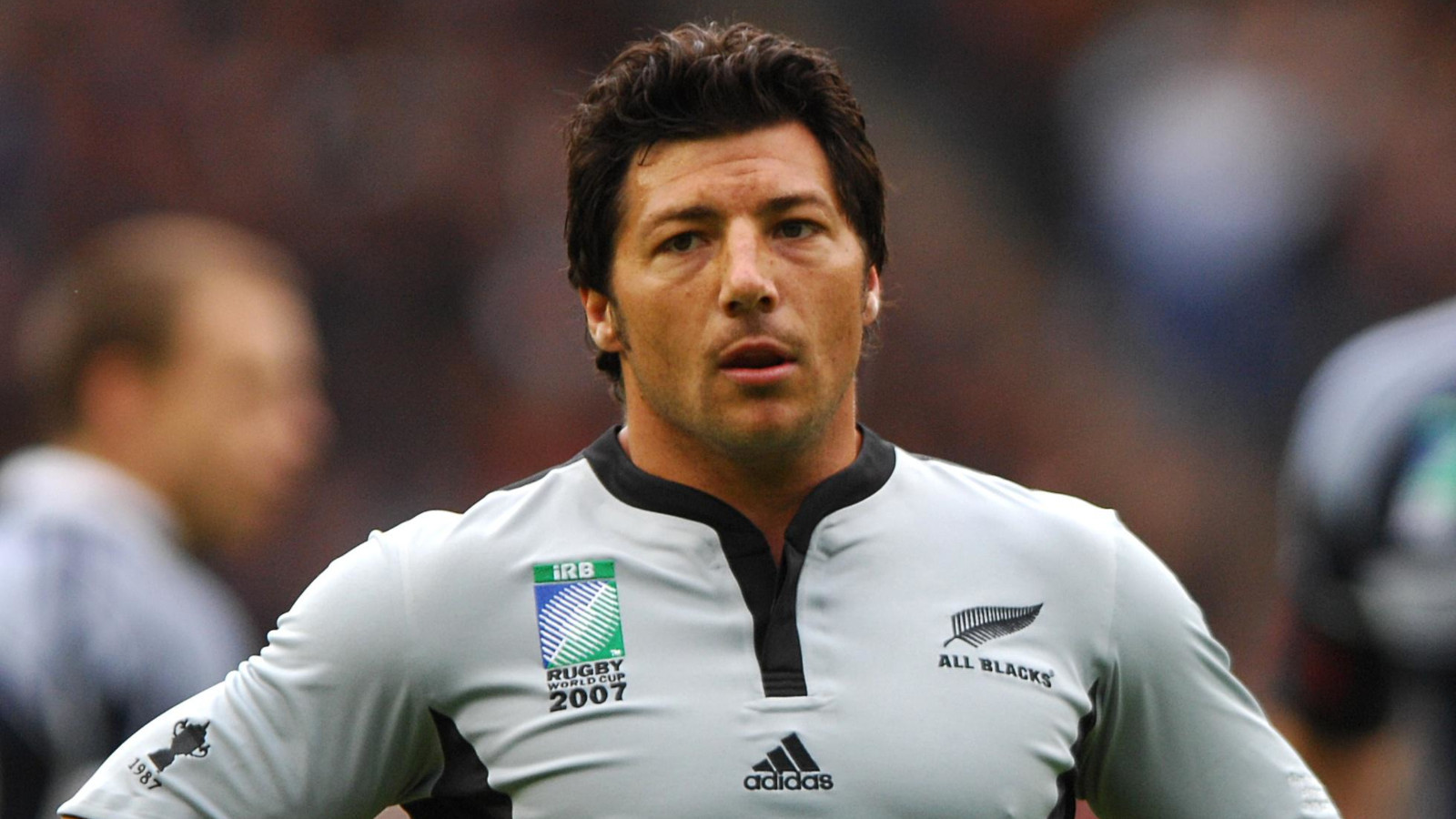Byron Kelleher representing New Zealand at the 2007 Rugby World Cup.
