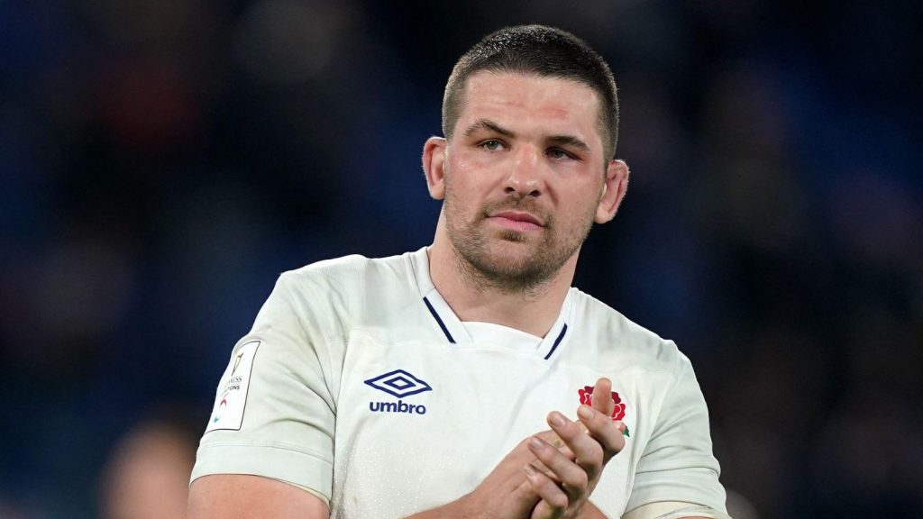 Charlie Ewels of England during 6 Nations International rugby match Italy versus England