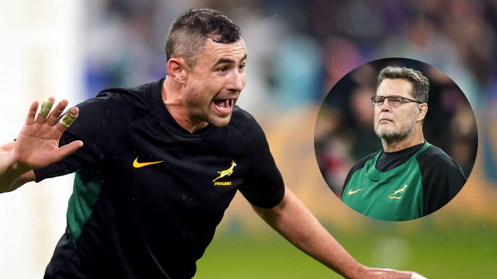 Split with Felix Jones and Rassie Erasmus.