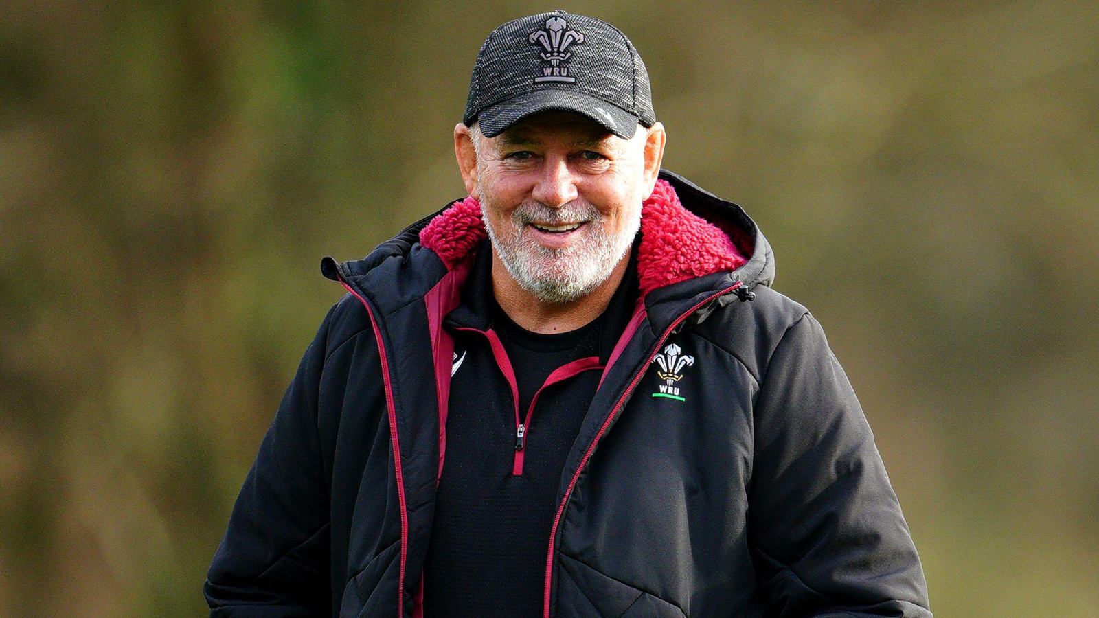Warren Gatland during a Wales training session in 2024.