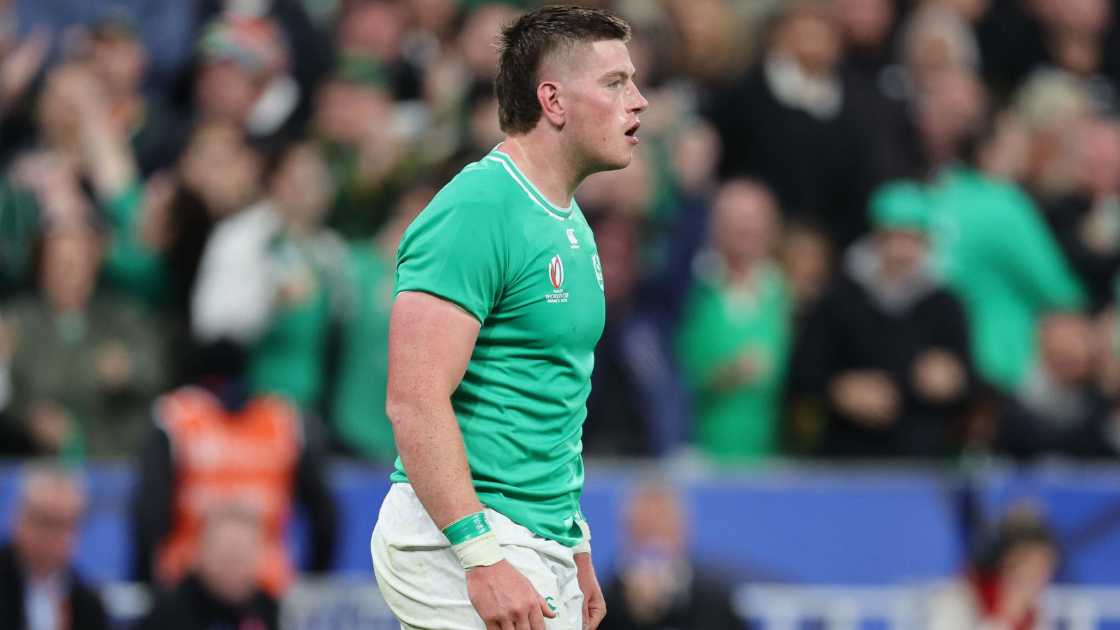 Ireland second-row Joe McCarthy at Rugby World Cup.