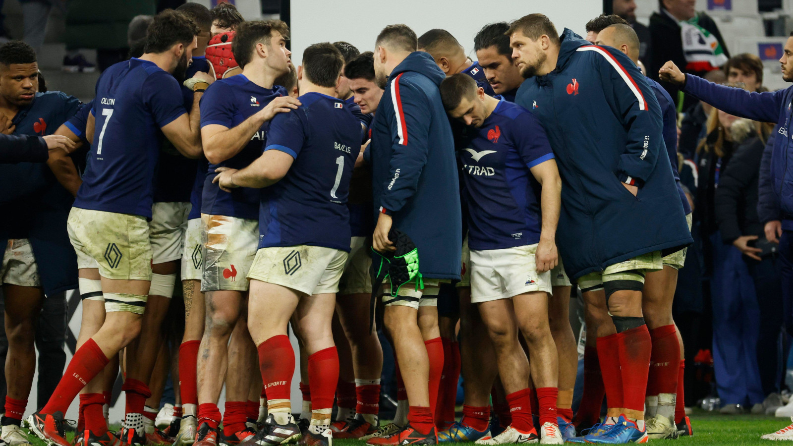 France after their Six Nations defeat to Ireland in 2024.