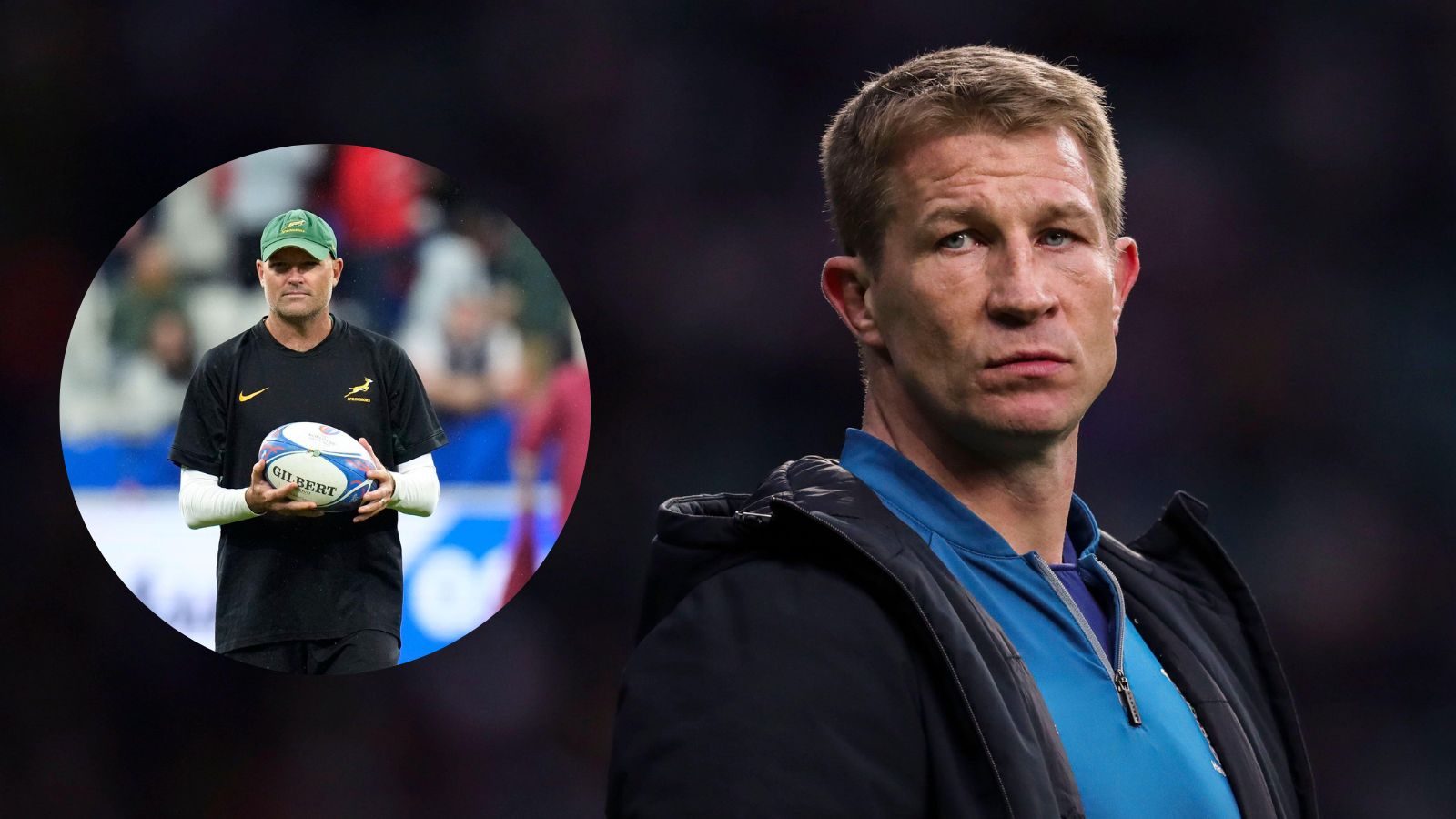 Split with Jacques Nienaber and Jerry Flannery.