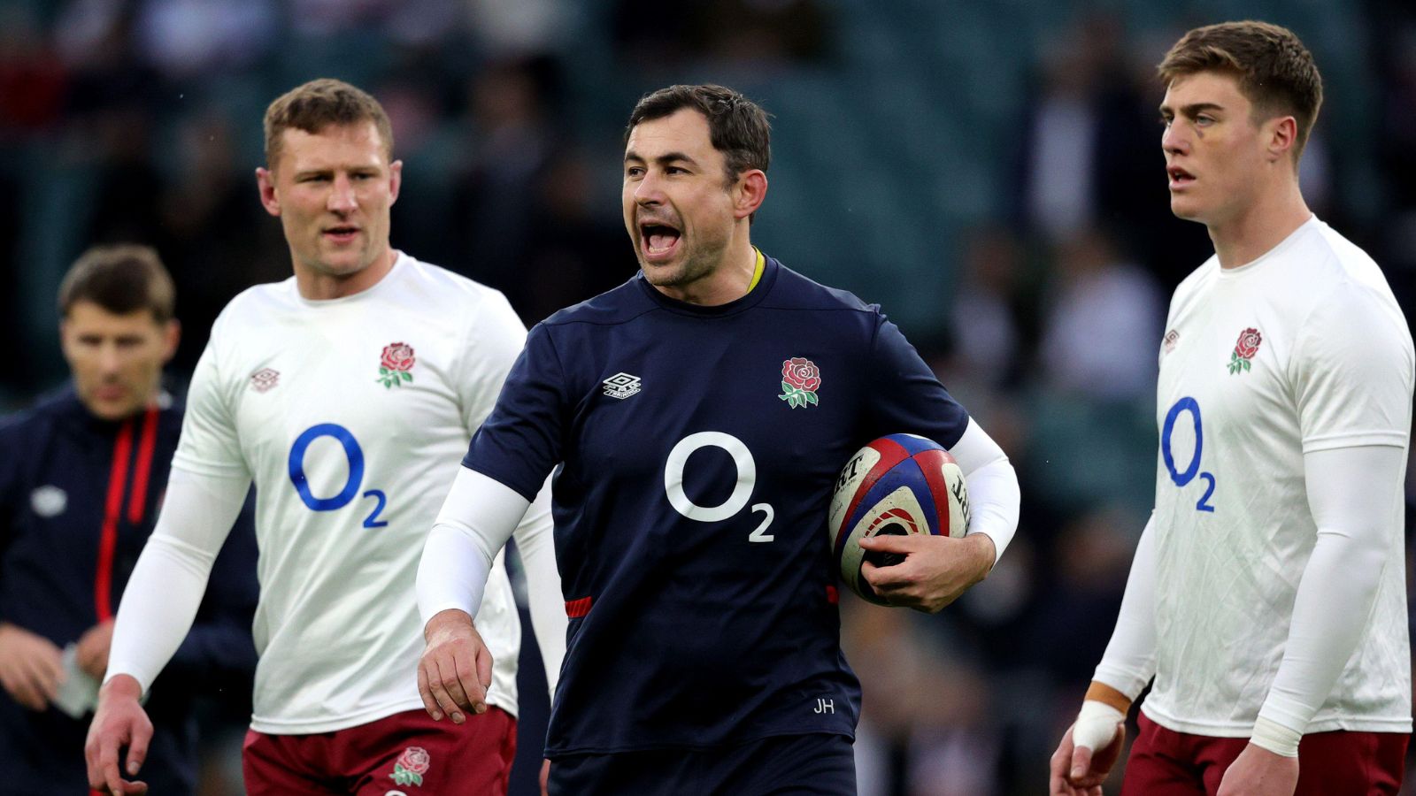 London, England. 10th February, 2024. England coach Felix Jones during the Guinness 6 Nations match between England and Wales.