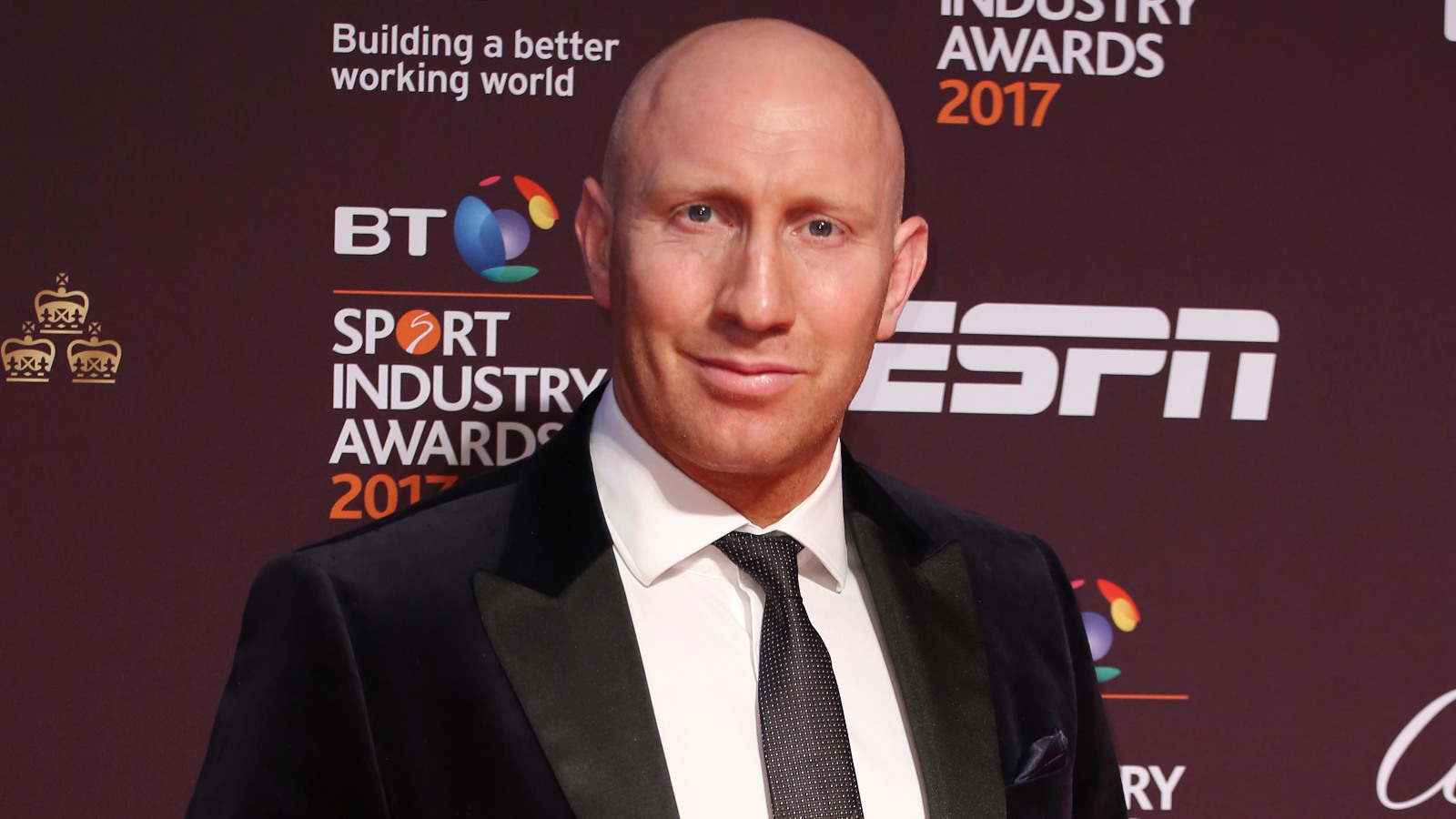 Tom Shanklin at an awards evening.