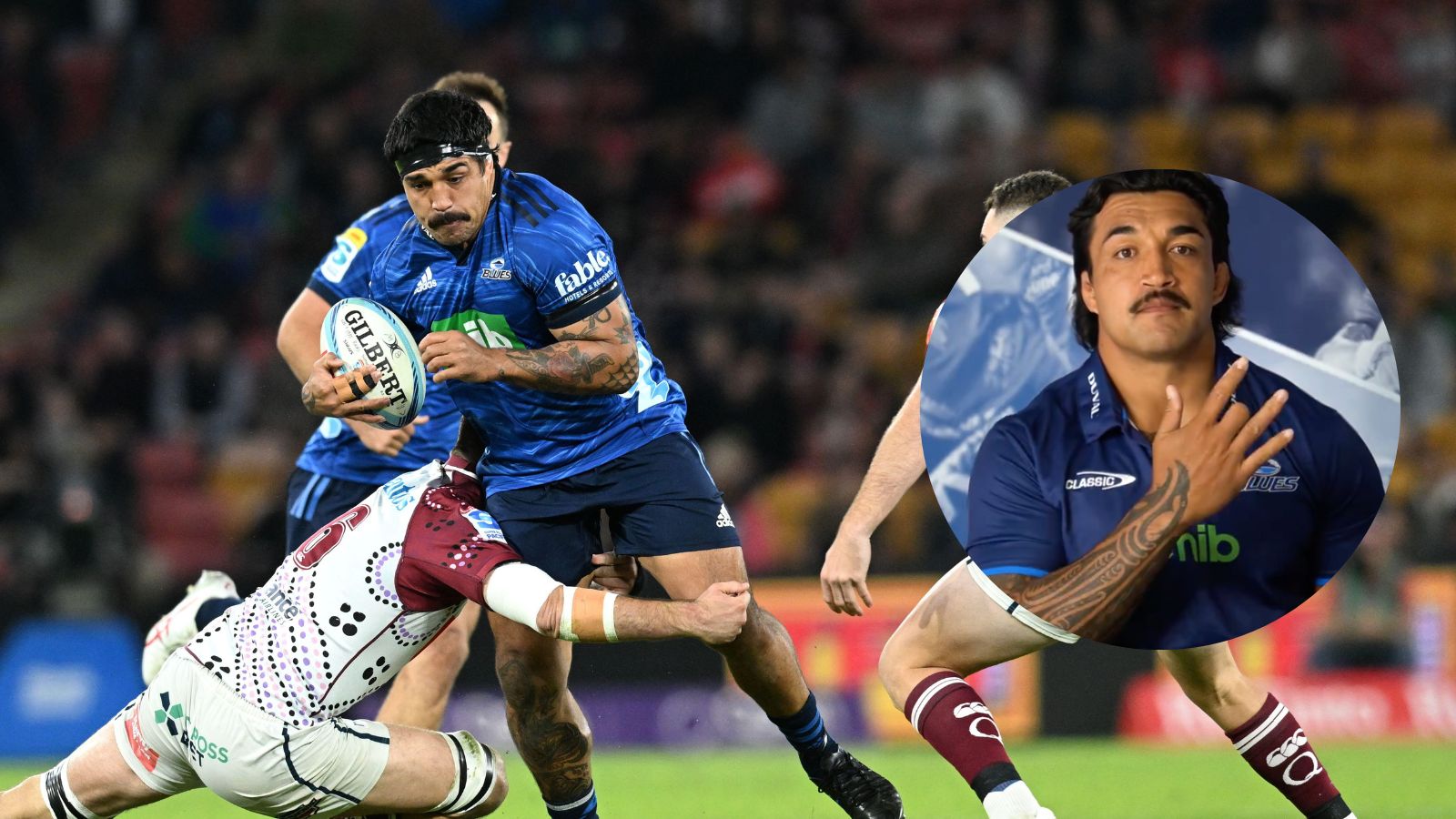 Blues front-row Marcel Renata.