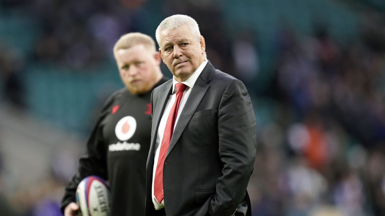 Wales head coach Warren Gatland ahead of the Guinness Six Nations match at Twickenham Stadium, London. Picture date: Saturday February 10, 2024.