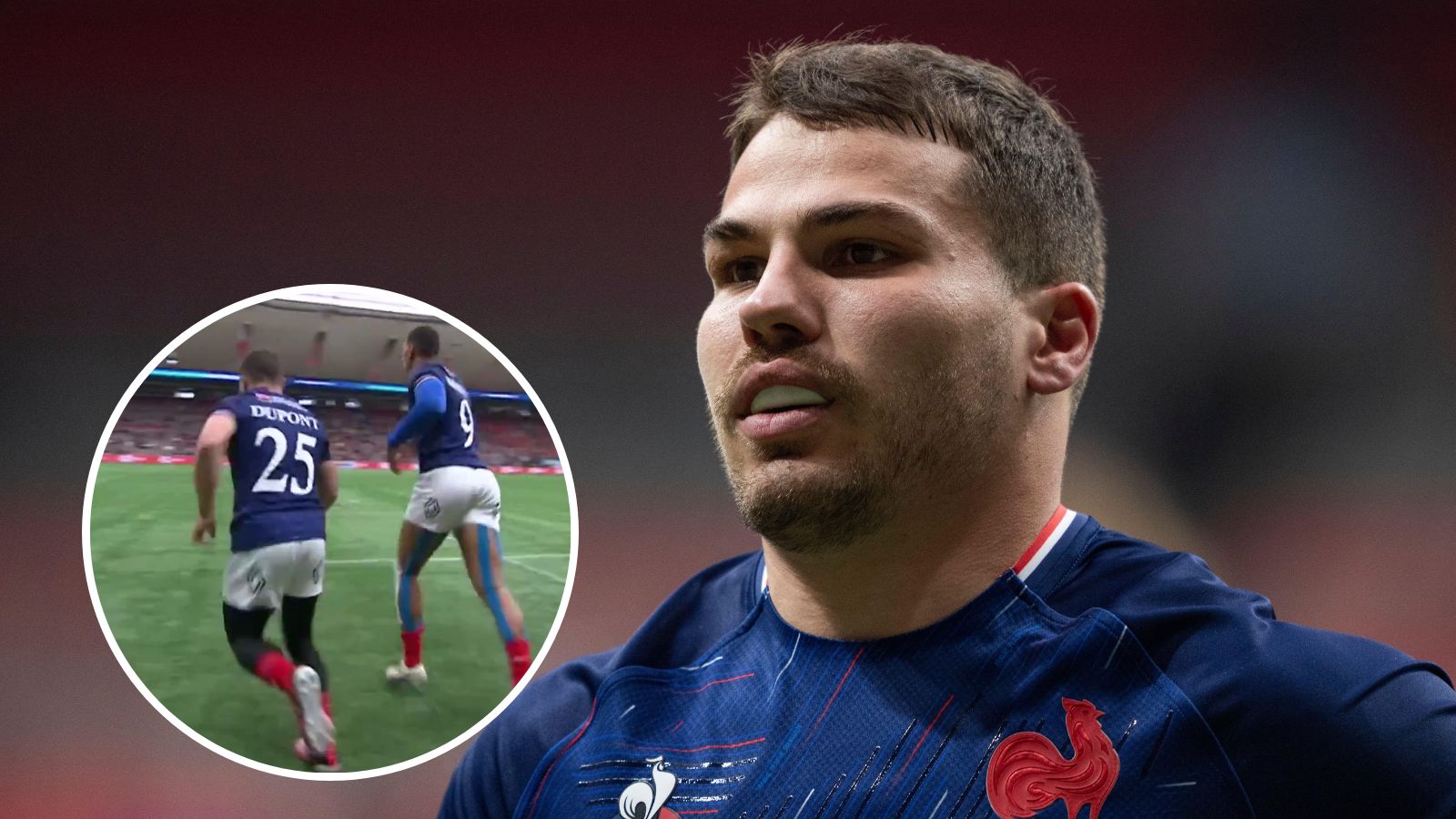 France's Antoine Dupont during the 2024 Vancouver Sevens.