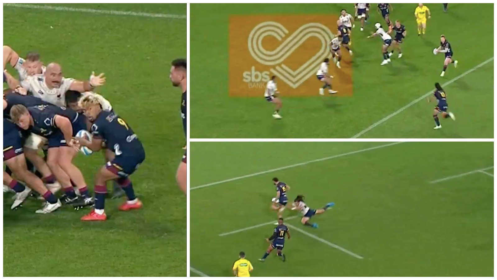 Split with Highlanders scoring after a Rhys Patchell assist.