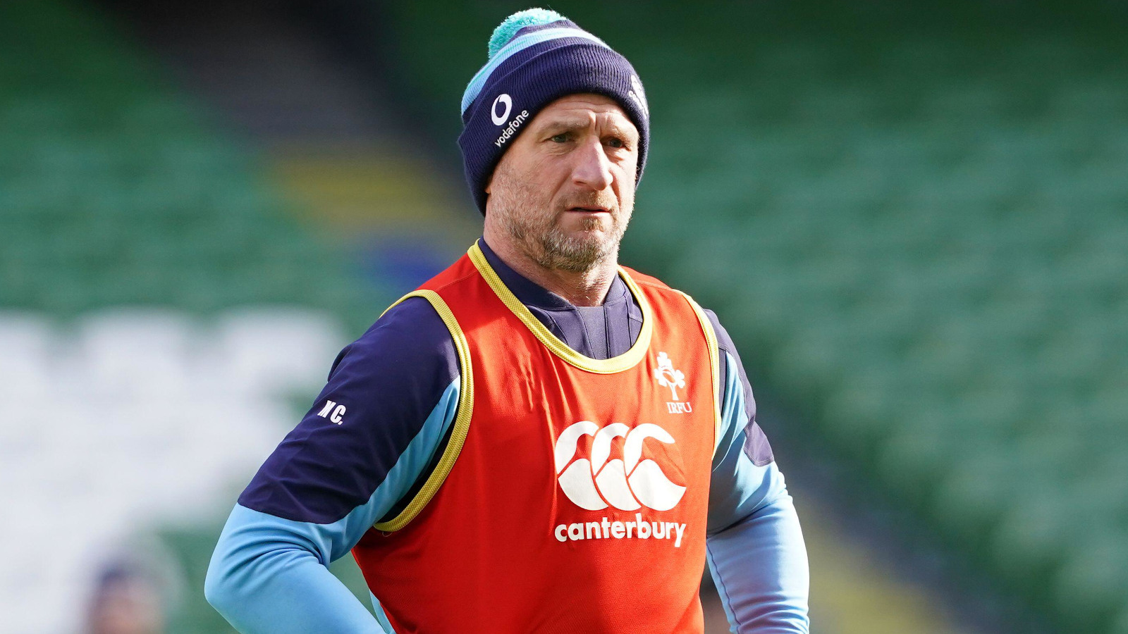 Ireland assistant coach Mike Catt during a training session.