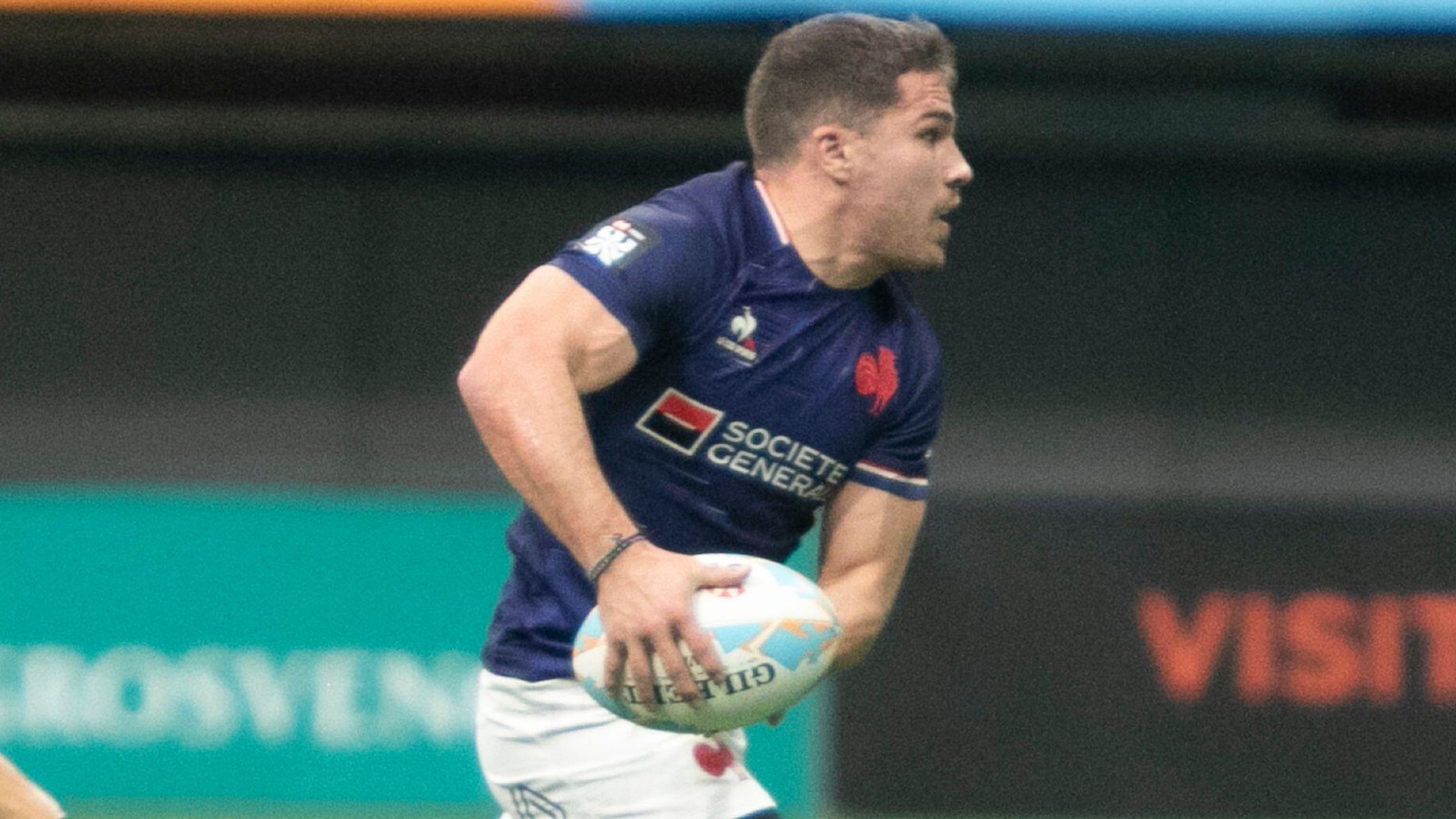 Antoine Dupont playing for France Sevens.