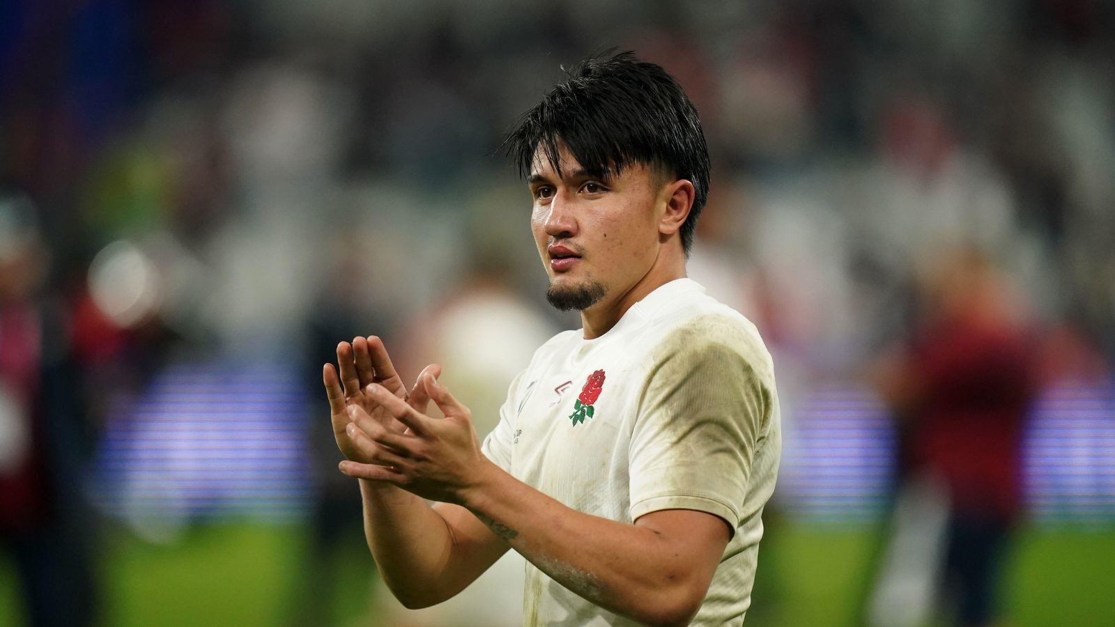 Marcus Smith in action for England.