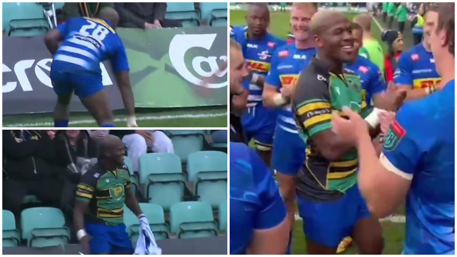 WATCH: Springboks hopeful’s HILARIOUS try celebration that will never be replicated!