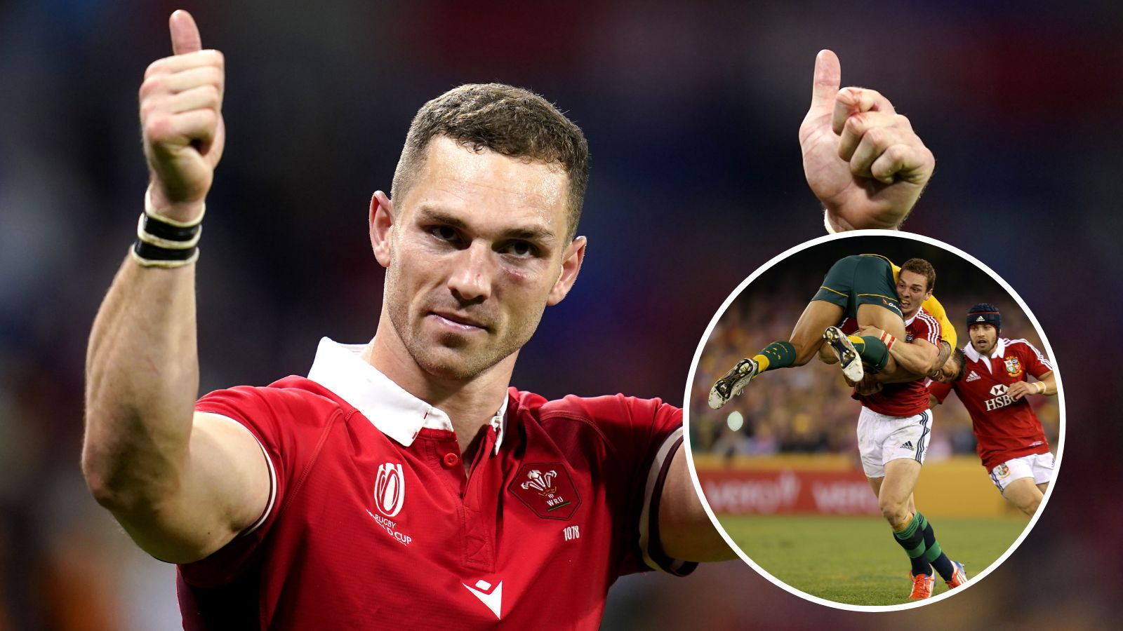 Wales and British & Irish Lions back George North.