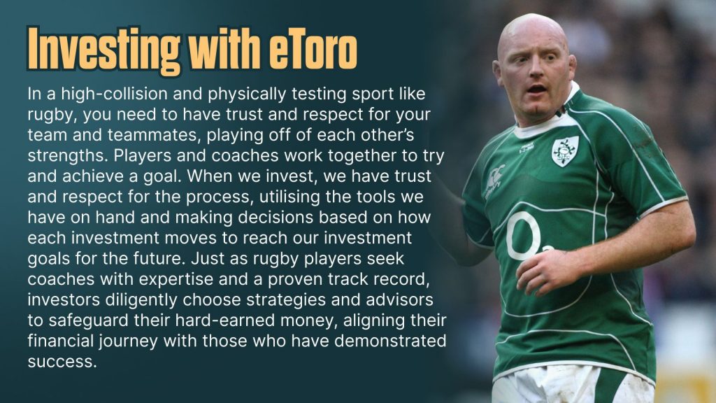 [12:35] Jared Wright In a high-collision and physically testing sport like rugby, you need to have trust and respect for your team and teammates, playing off of each other’s strengths. Players and coaches work together to try and achieve a goal. When we invest, we have trust and respect for the process, utilising the tools we have on hand and making decisions based on how each investment moves to reach our investment goals for the future. Just as rugby players seek coaches with expertise and a proven track record, investors diligently choose strategies and advisors to safeguard their hard-earned money, aligning their financial journey with those who have demonstrated success.