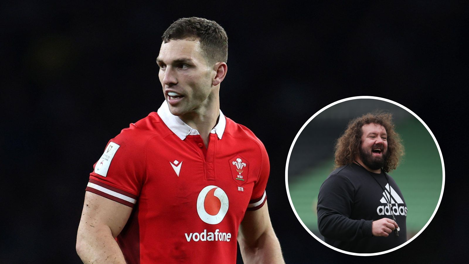 Wales back George North and ex-prop Adam Jones.
