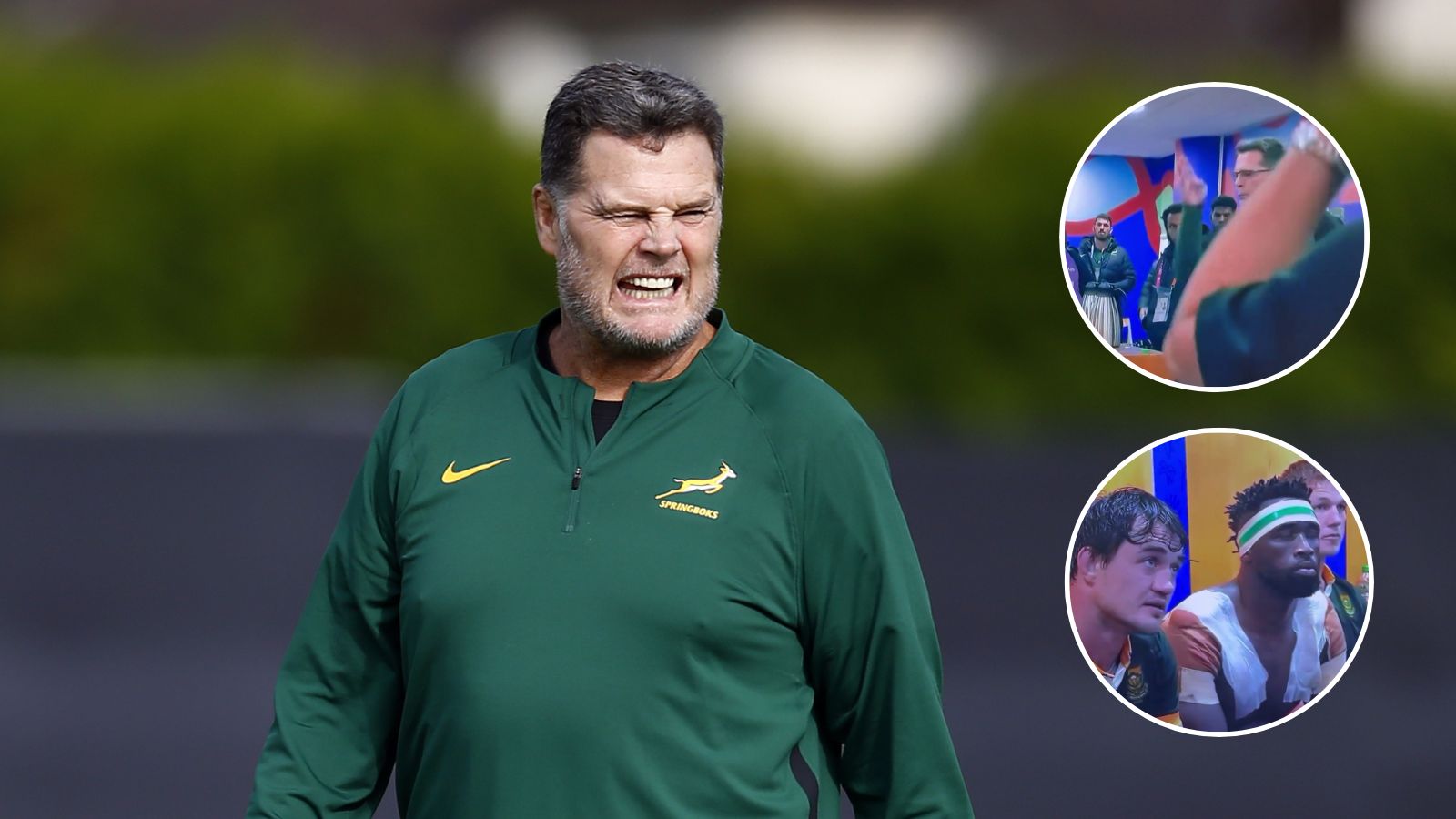 ‘You are a f**king liar!’ – Rassie Erasmus’ foul-mouthed half-time Rugby World Cup speech that inspired the Springboks