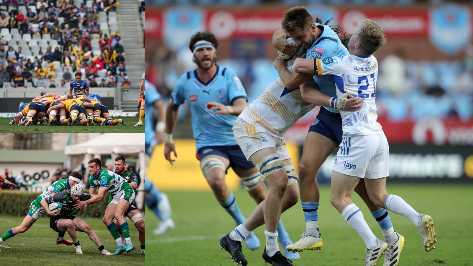 Split with Stormers v Ulster, Benetton v Connacht and Leinster v Bulls.
