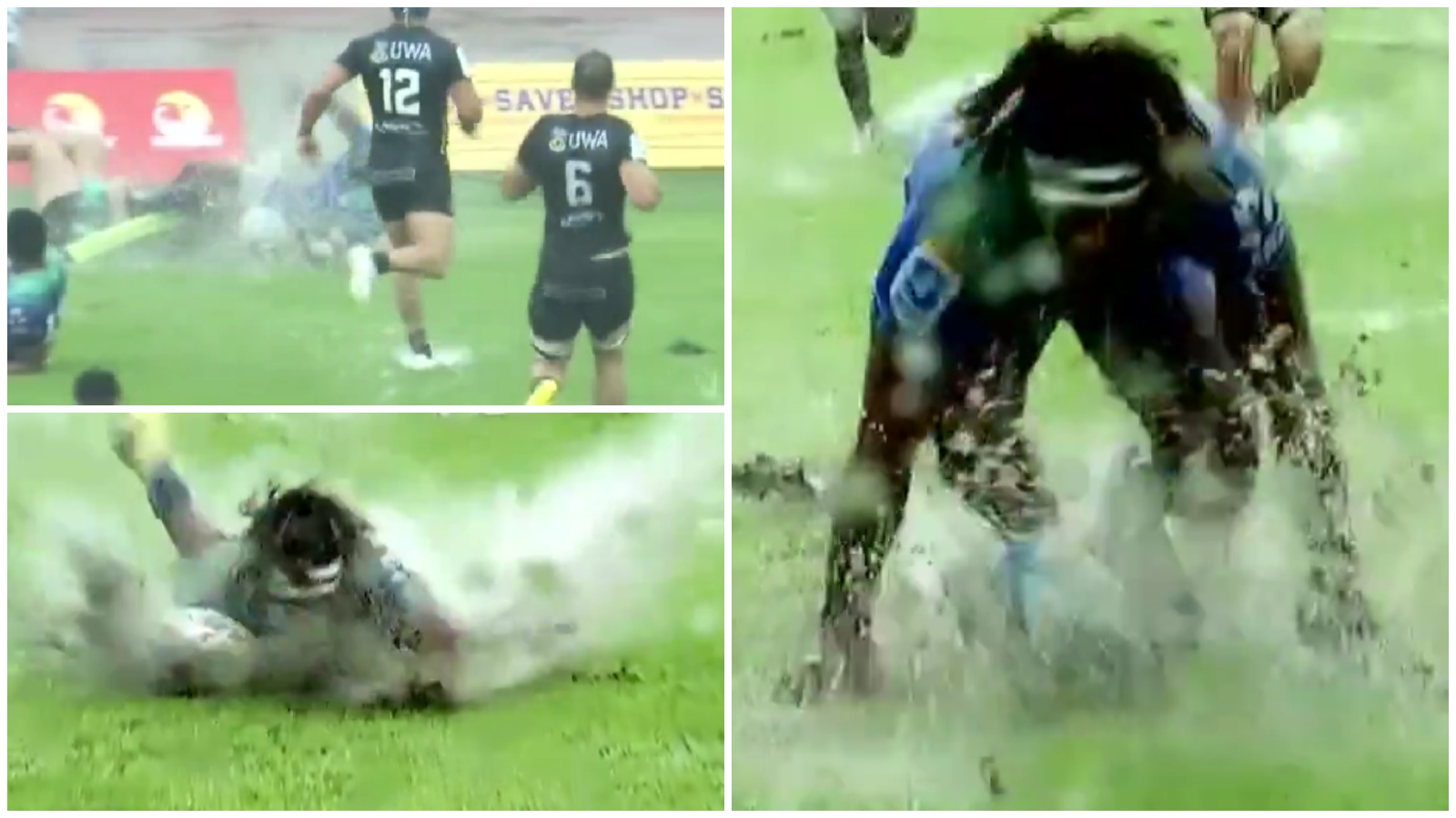 Fijian Drua taking on Western Force during 2024 Super Rugby Pacific season.