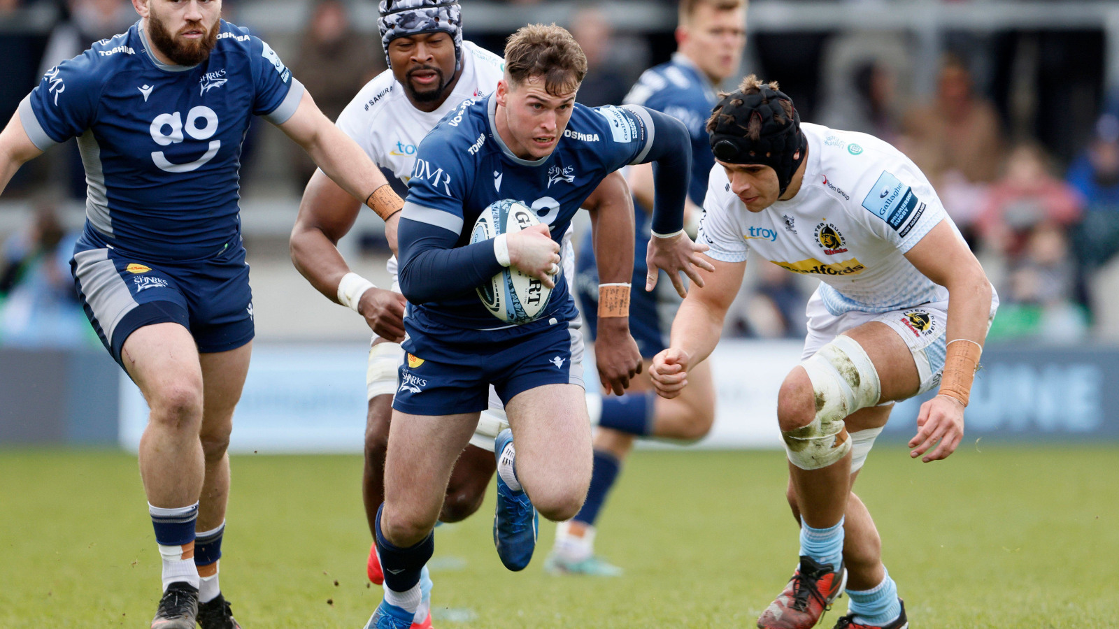 England hopeful scores hat-trick as Sale Sharks hammer Exeter Chiefs