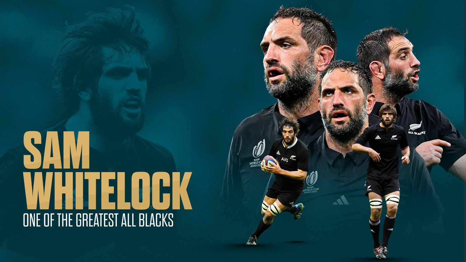 All Blacks legend Sam Whitelock.