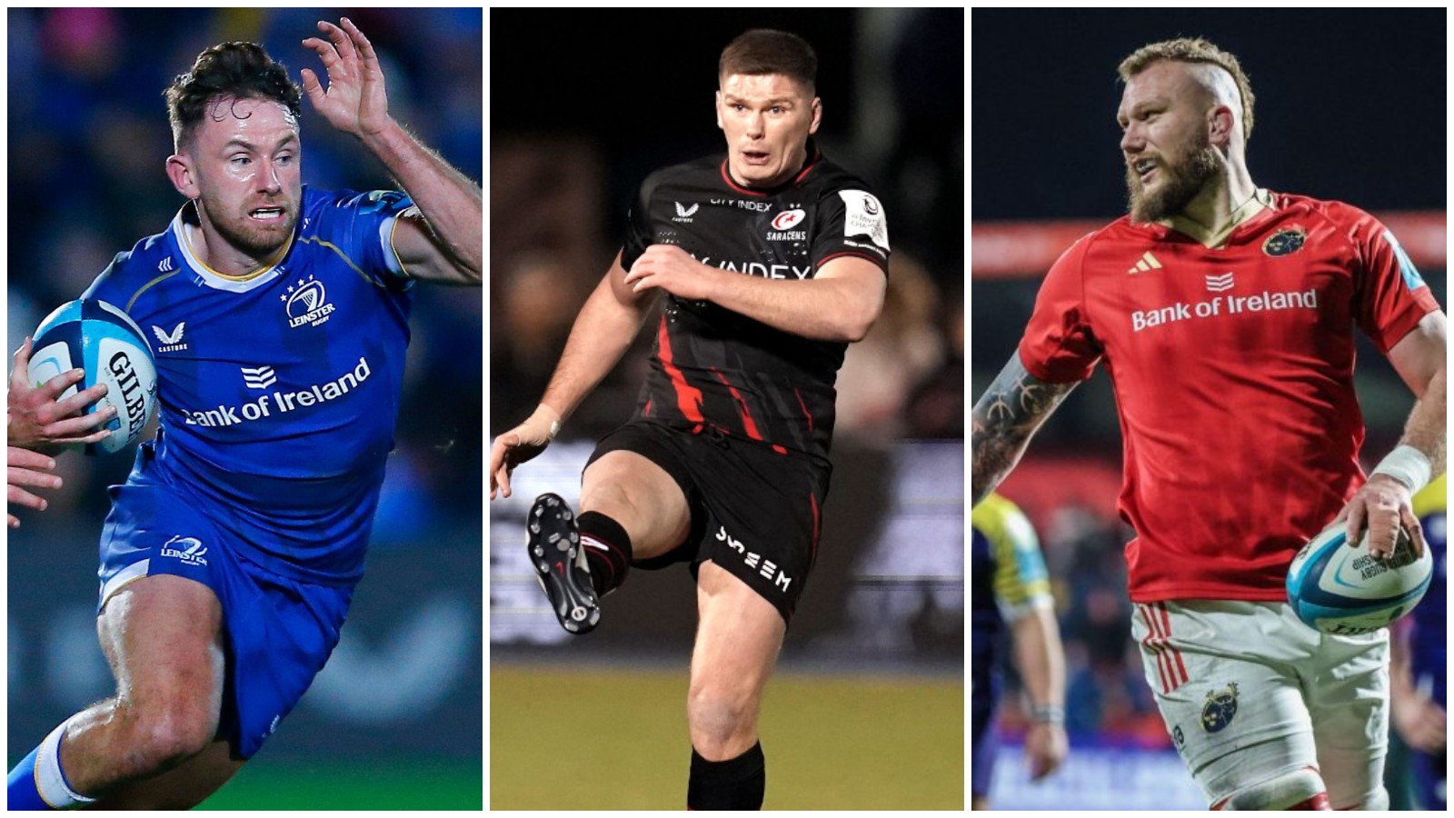 Hugo Keenan and RG Snyman passed fit for Irish giants but Owen Farrell out of Champions Cup showdown