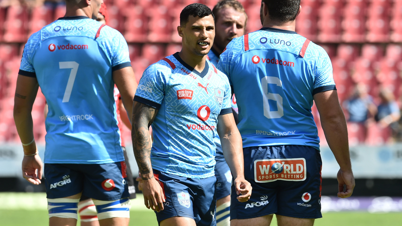 Scrum-half Embrose Papier in action for the Bulls in 2024.