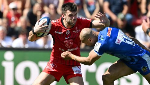 Blair Kinghorn brace helps Antoine Dupont’s Toulouse ease past Exeter Chiefs in Champions Cup quarter-final