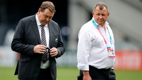 Sir Steve Hansen warns New Zealand Rugby over Scott Robertson after Ian Foster ‘treatment’