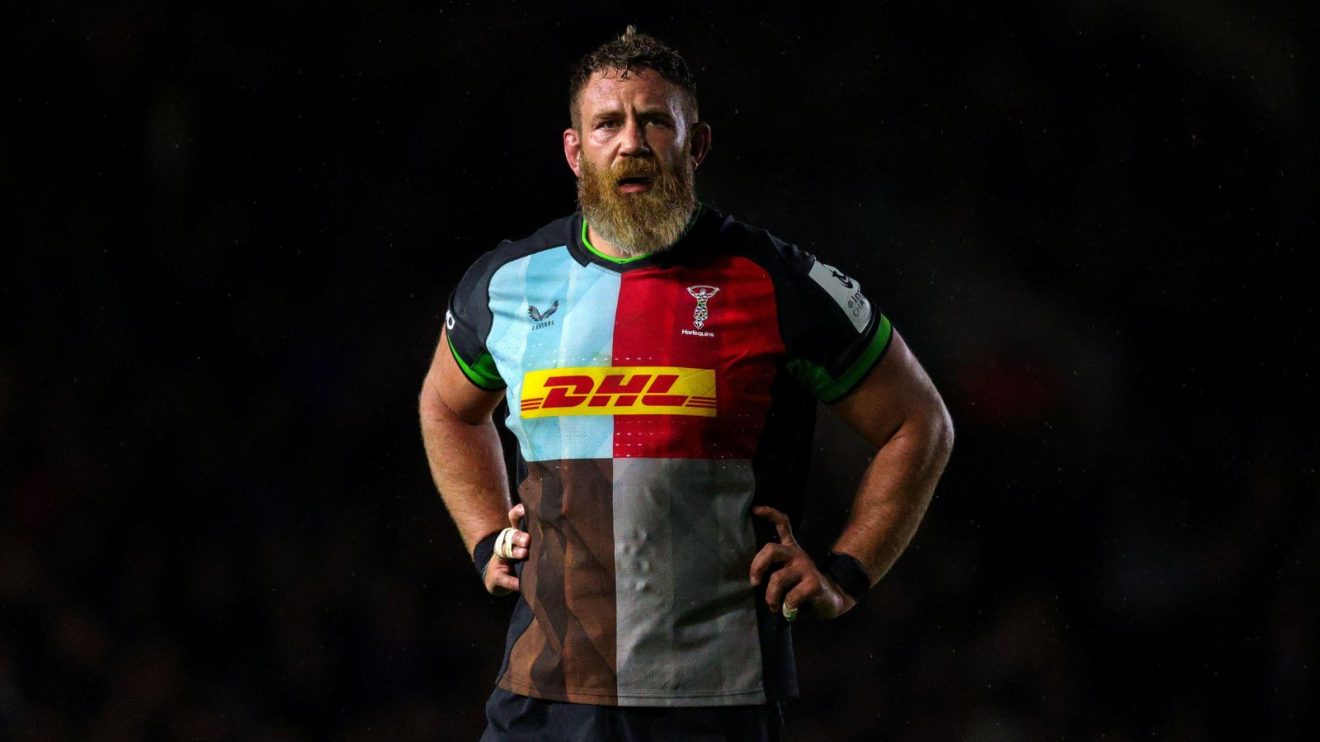 Harlequins Irne Herbst during the round of 16 Investec Champions Cup match between Harlequins and Glasgow Warriors at the Twickenham Stoop.