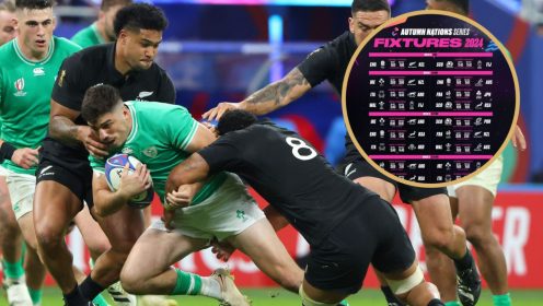 Autumn Nations Series: All the 2024 fixtures including dates and kick-off times