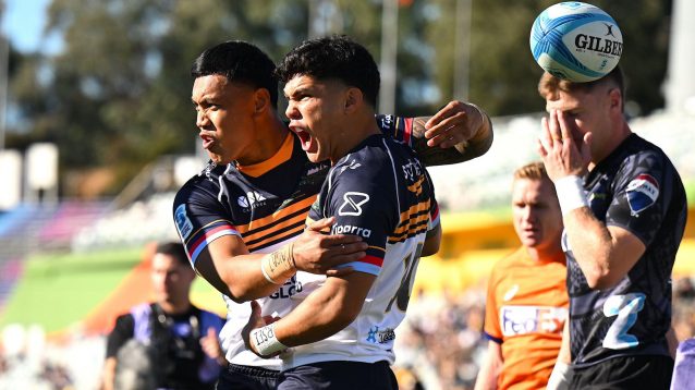 Discarded Wallaby Noah Lolesio shines as Brumbies end Hurricanes’ winning run in Super Rugby Pacific