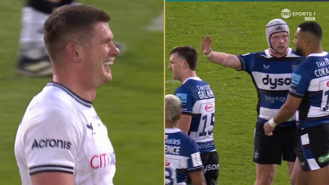 Saracens fly-half and captain Owen Farrell and Bath hooker Niall Annett