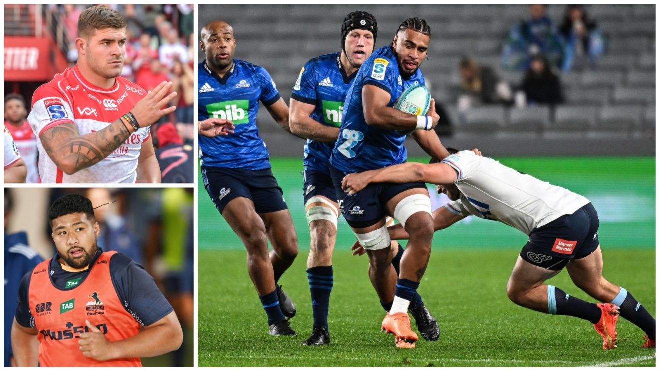 Split with Malcom Marx at the Lions, Folau Fainga'a at Brumbies and Blues Hoskins Sotutu.