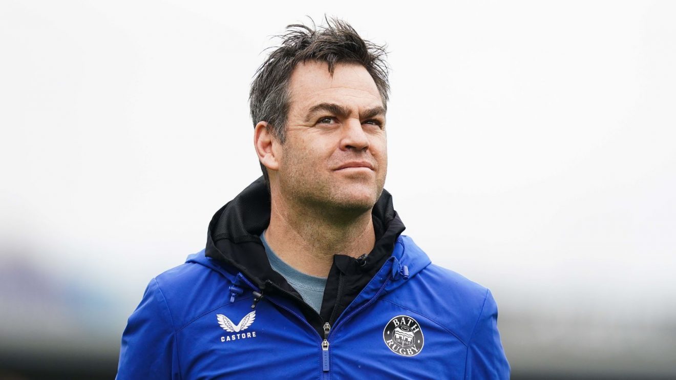 Bath head coach Johann van Graan during the Investec Champions Cup match at Sandy Park, Exeter.