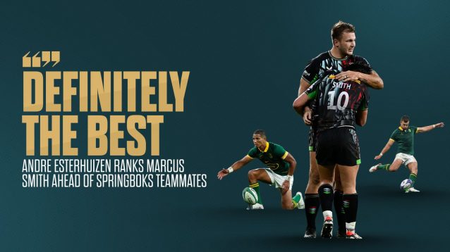‘Definitely the best’ – Andre Esterhuizen ranks Marcus Smith ahead of Springboks teammates