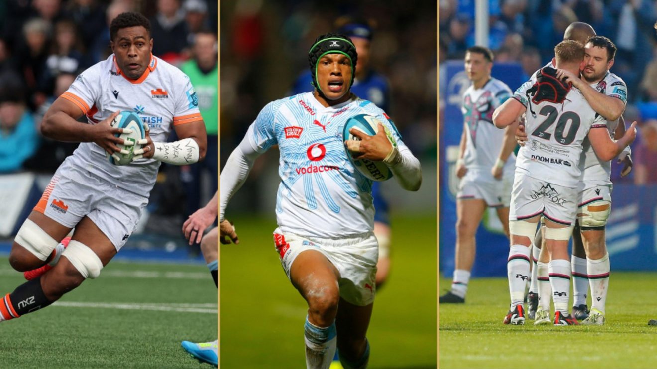 Split with Edinburgh, Bulls and Ospreys players.