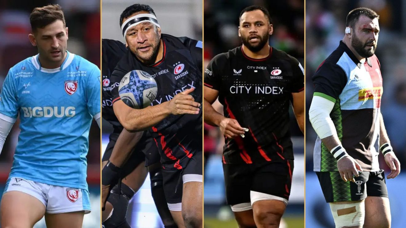 Gloucester wing Jonny May, Saracens forwards Mako Vunipola and Billy Vunipola, Harlequins prop Will Collier.