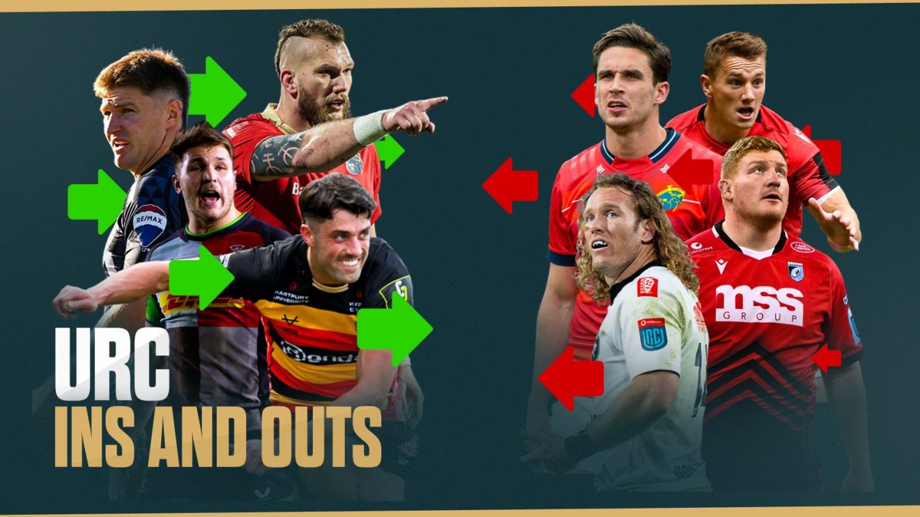 United Rugby Championship ins and outs ahead of the new season.
