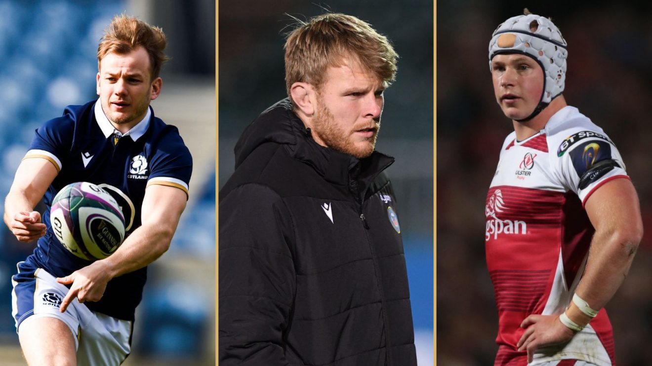 Scotland scrum-half Scott Steele, Bath forward Josh McNally and Ulster back Luke Marshall.