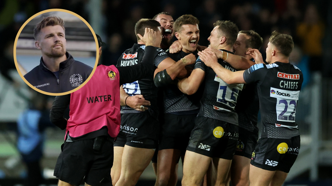 Exeter Chiefs star Henry Slade.