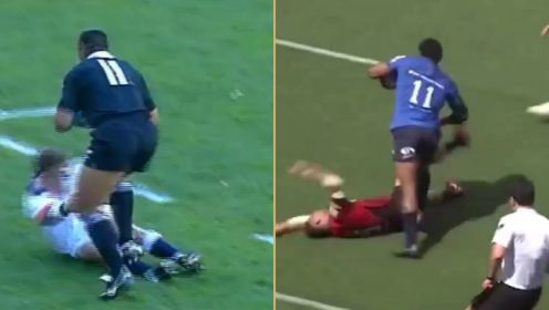 WATCH: Marika Koroibete channels his inner Jonah Lomu in RAMPAGING run