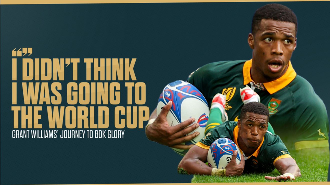 Springbok Grant Williams: 'I didn't think I was going to the World