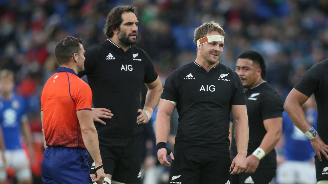 Sam Whitelock and Sam Cane for the All Blacks.