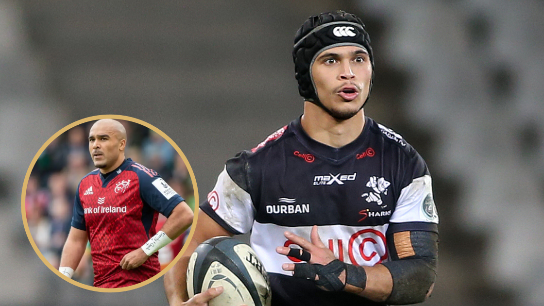 Simon Zebo snippet and South African flyer Thaakir Abrahams