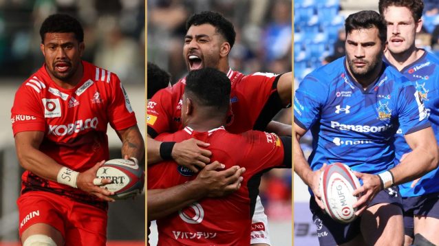 Three All Blacks and two Springboks included in Japan Team of the Season as Richie Mo’unga claims top gong