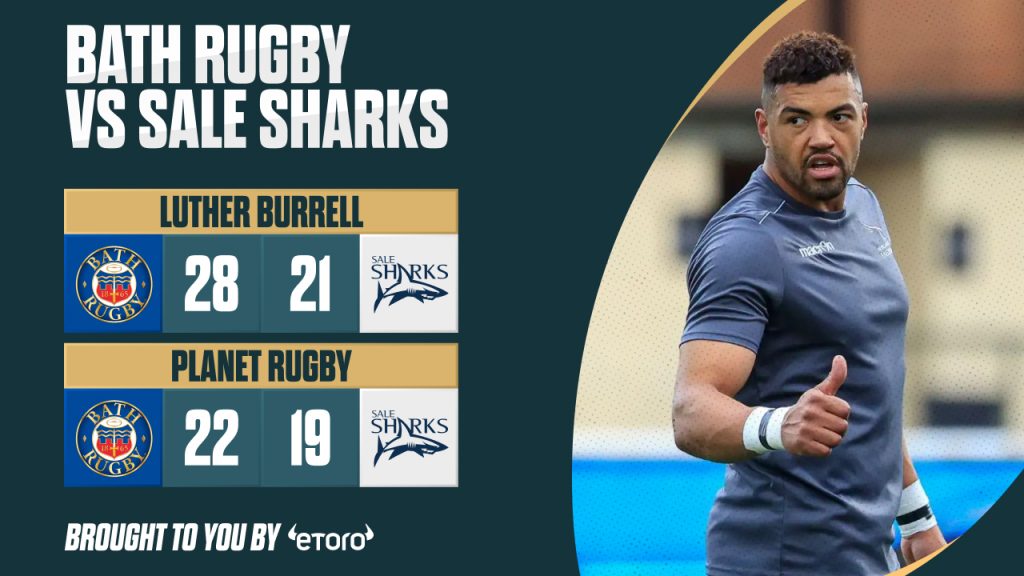 Bath Rugby v Sale Sharks predictions Luther Burrell: 28-21, Planet Rugby: 22-19